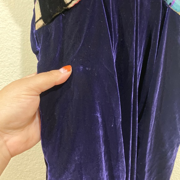 Vintage Jean Paul Gaultier Velvet Dress Size 6 - Picture 2 of 13